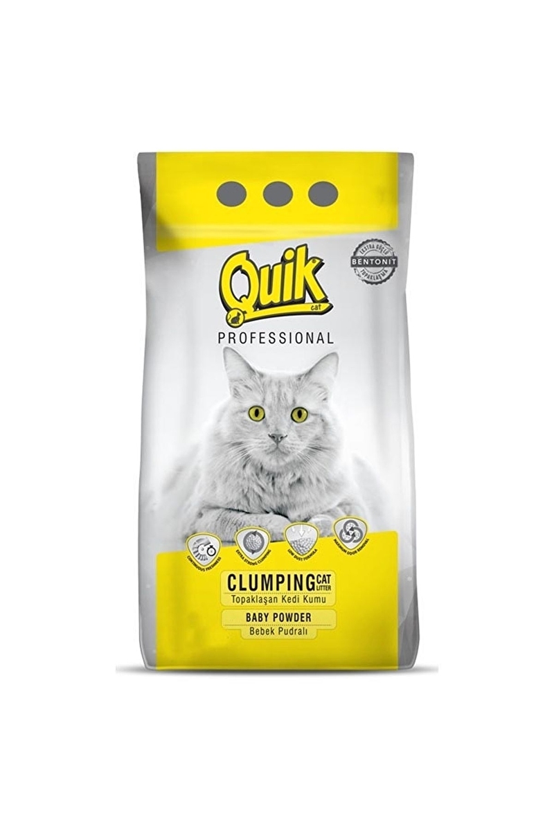 Quik Bentonit 5 Lt İnce (Pudra Kokulu)