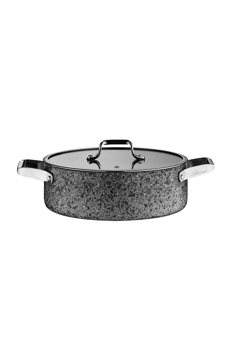 Brioni Stone - H Alüminyum Basık Tencere 28 cm