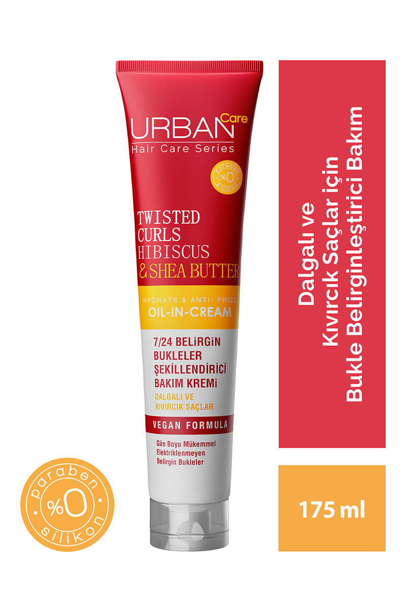 Urban Care Oil In Cream Curl Hibiscus Water & Shea Butter 175ml Saç Kremi