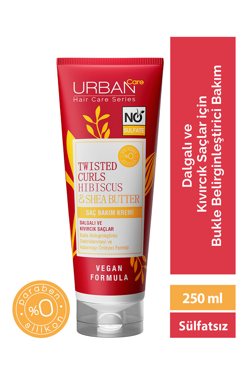 Urban Care Curl Hibiscus Water & She Butter Sülfatsız Saç Kremi