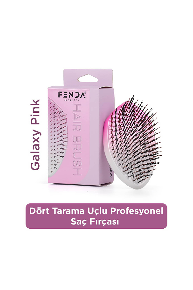 Fenda Dört Tarama Uçlu Profesyonel Saç Fırçası - 002PN