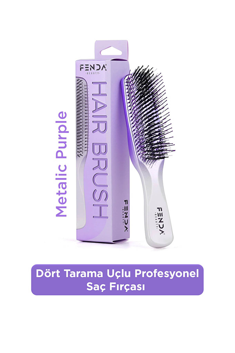 Fenda Dört Tarama Uçlu Profesyonel Saç Fırçası - 003PR