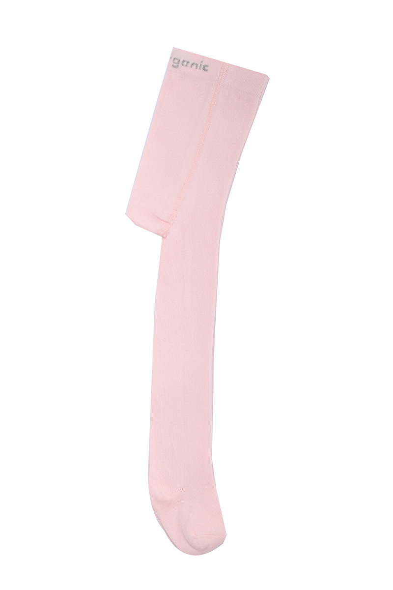 Biorganik Klasik Düz Pembe Külotlu Çorap B025I0068444PMB
