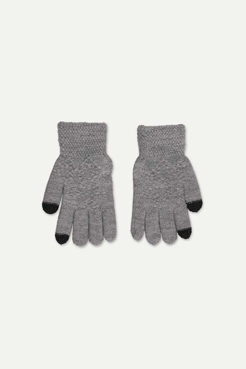 Kitti 4-8 Yaş Çocuk Örme Eldiven Kız P-K23230-02