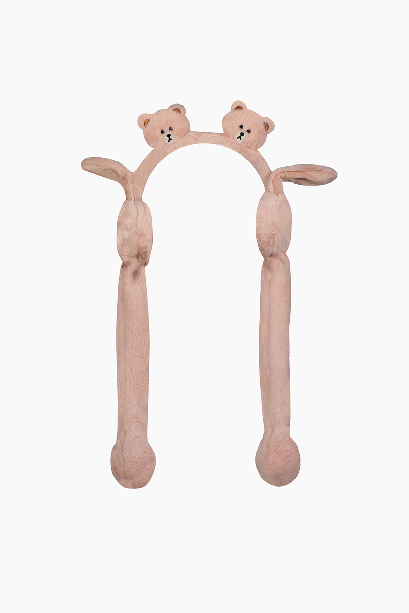 Kitti 5/9 Yaş Çocuk Pelüş Hareketli Işıklı Uzun Kulaklık P-K25205-04