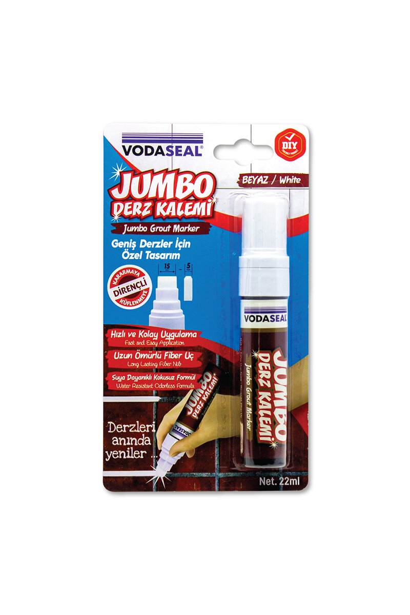 Vodaseal Jumbo Derz Kalemi Beyaz