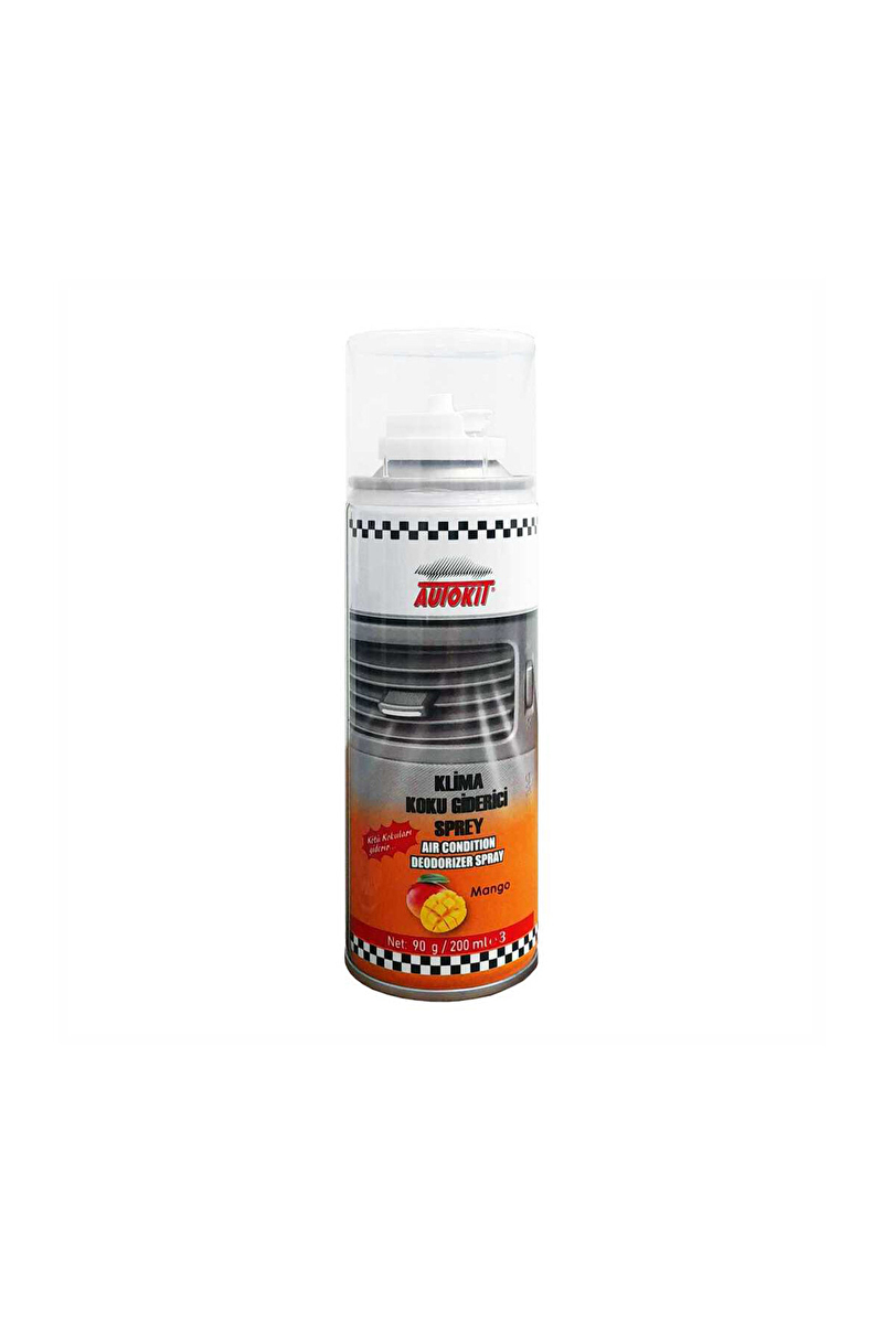 Autokit Klima Koku Giderici Sprey Mango 200ml