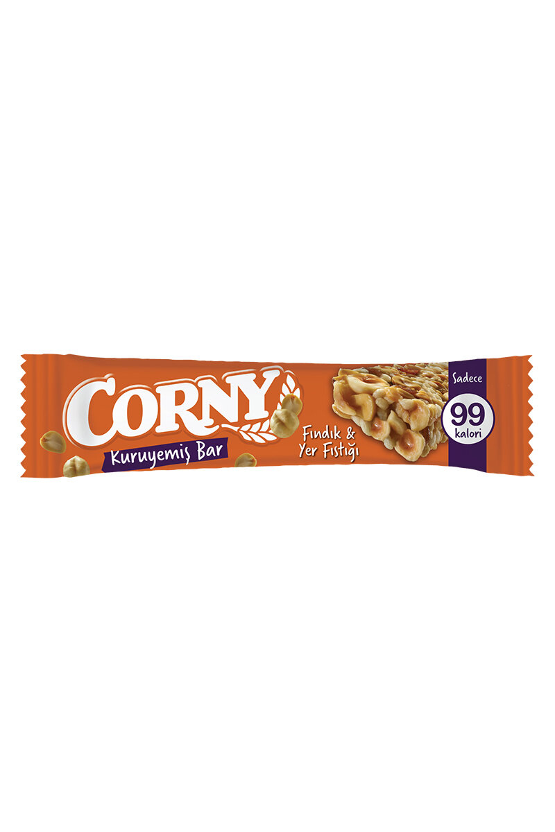 Corny Fındıklı Yer Fıstıklı Kuruyemiş Bar 20 G