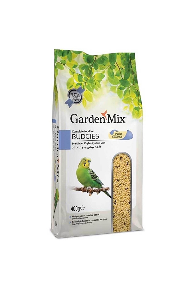 Garden Mix Platin Soyulmuş Muhabbet Kuşu Yemi 400gr
