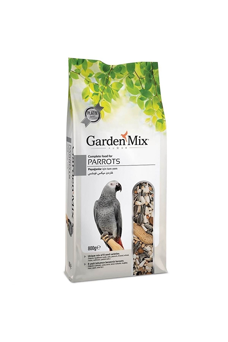 Garden Mix Platin Papağan Yemi 800gr