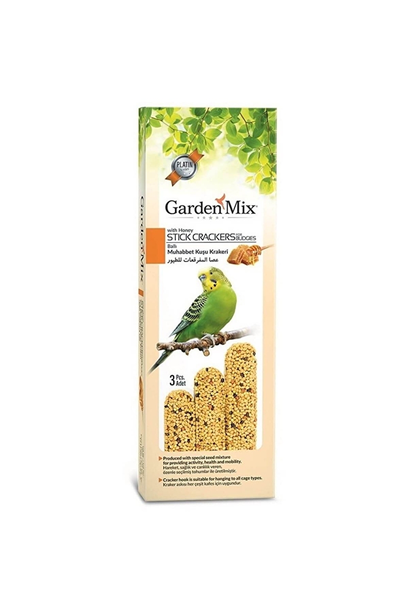Garden Mix Platin Ballı Kuş Krakeri (3'lü)