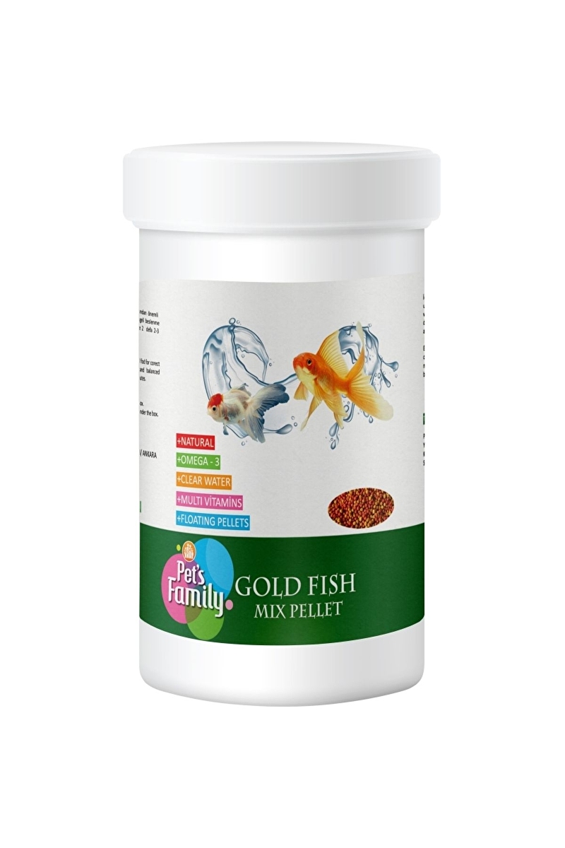 Pets Family Gold Fısh Mıx Pellet 250 Ml/90 G