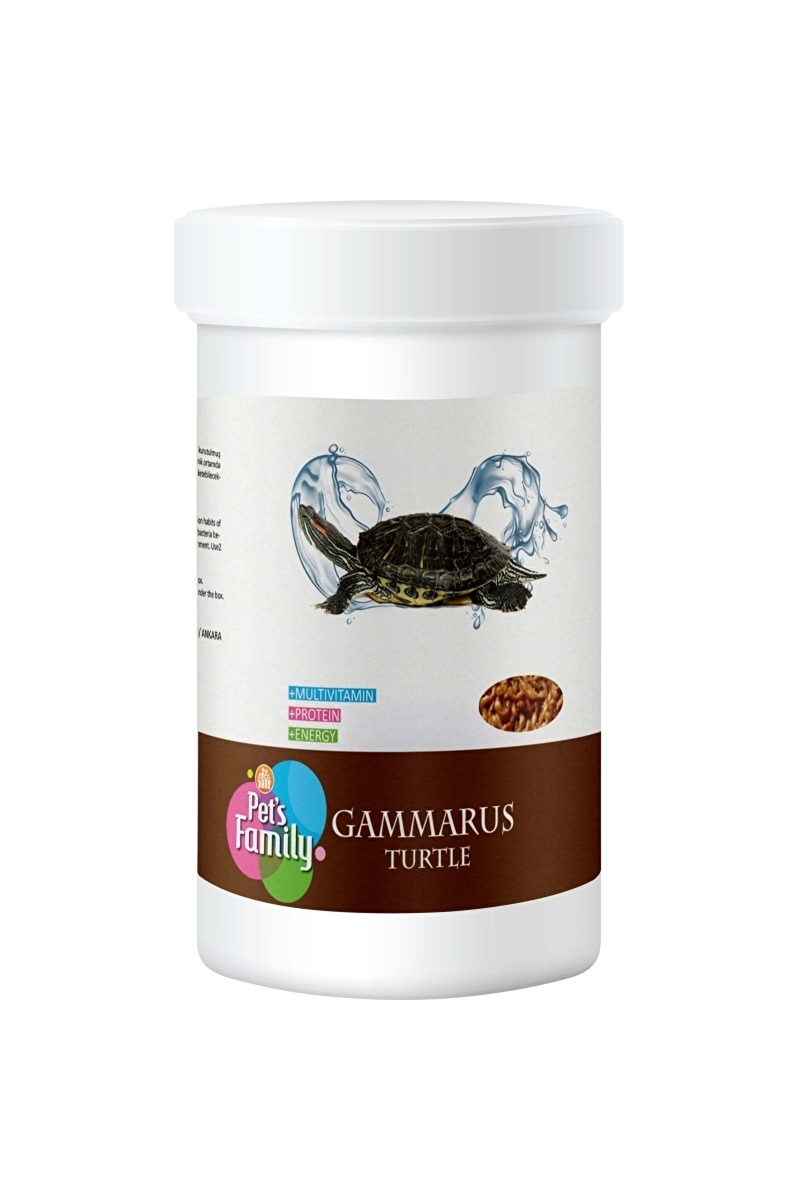 Pets Family Gammarus Turtle Kaplumbağa Yemi 250ml/30 g