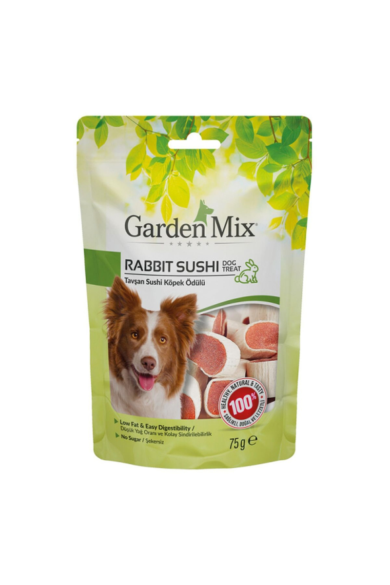 Garden Mix Tavşan Etli Sushi Köpek Ödül Maması 75 g