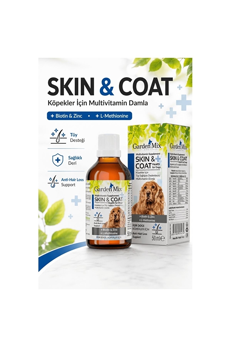 Garden Mix Köpek Tüy Sağlığı Damlası 50 ML