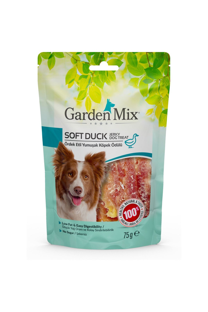 Garden Mix Soft Duck Ördek Etli Yumuşak Köpek Ödül Maması 75 g