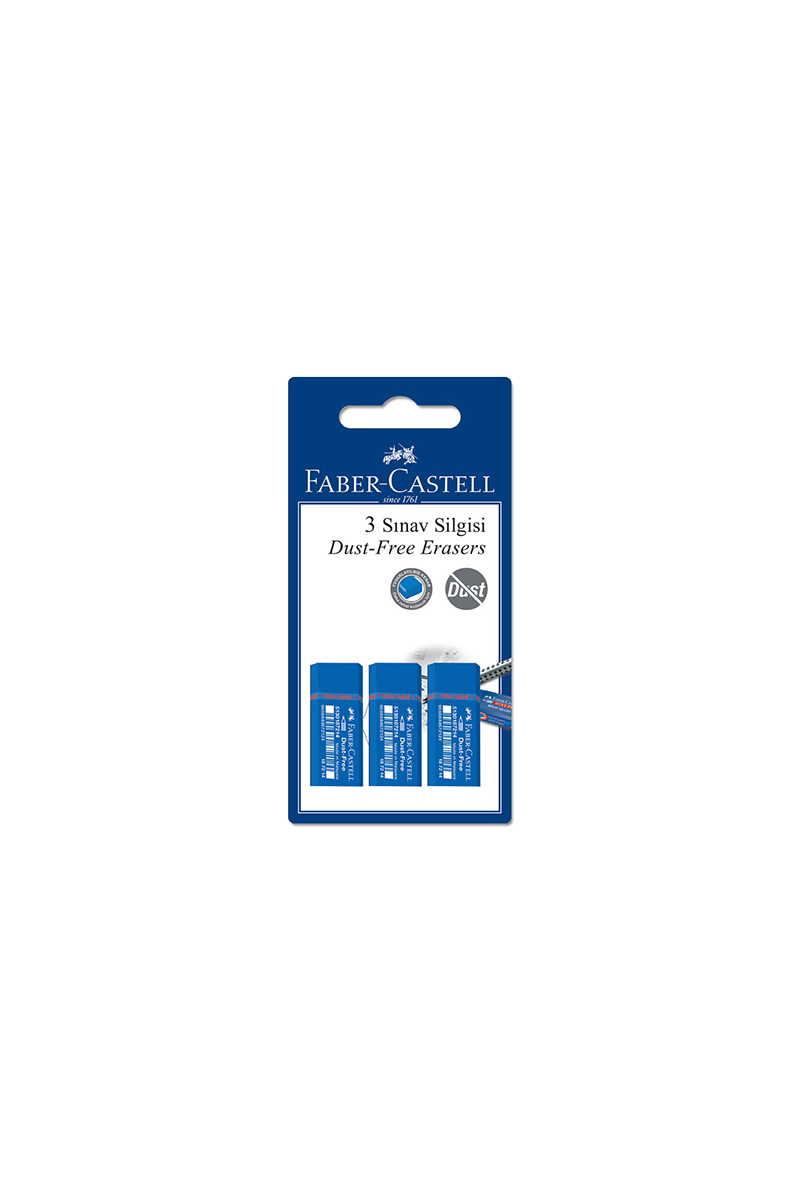 Faber Castell 3'lü Sınav Silgisi