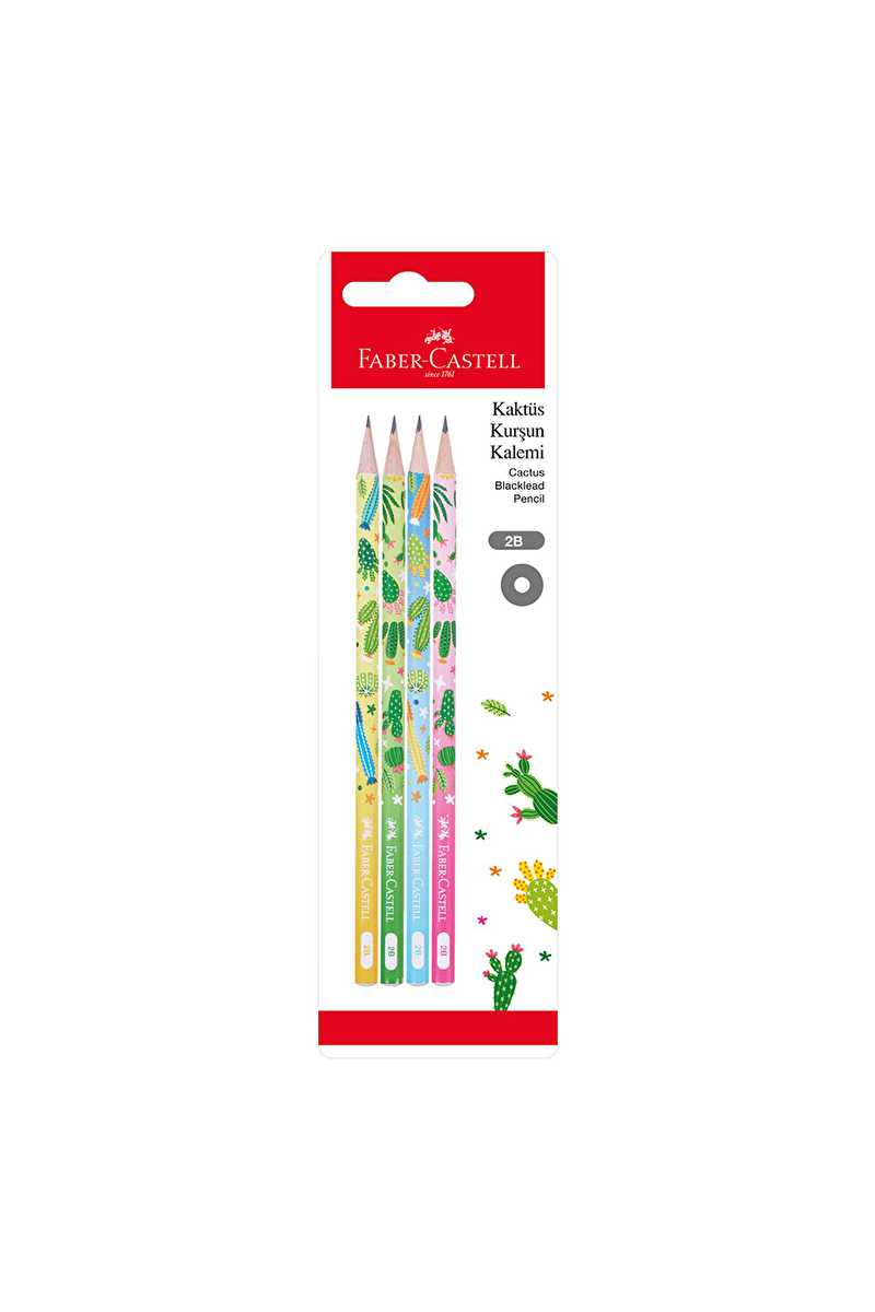 Faber-Castell Bls. Kozmik Mercanlı KK 2B,4'lü(FSC)