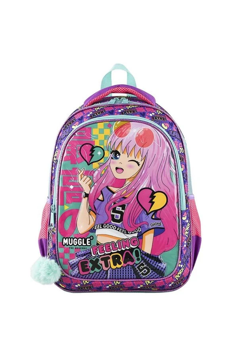 Muggle Mu-9057 Anime Koleksiyonu İlkokul Çantası