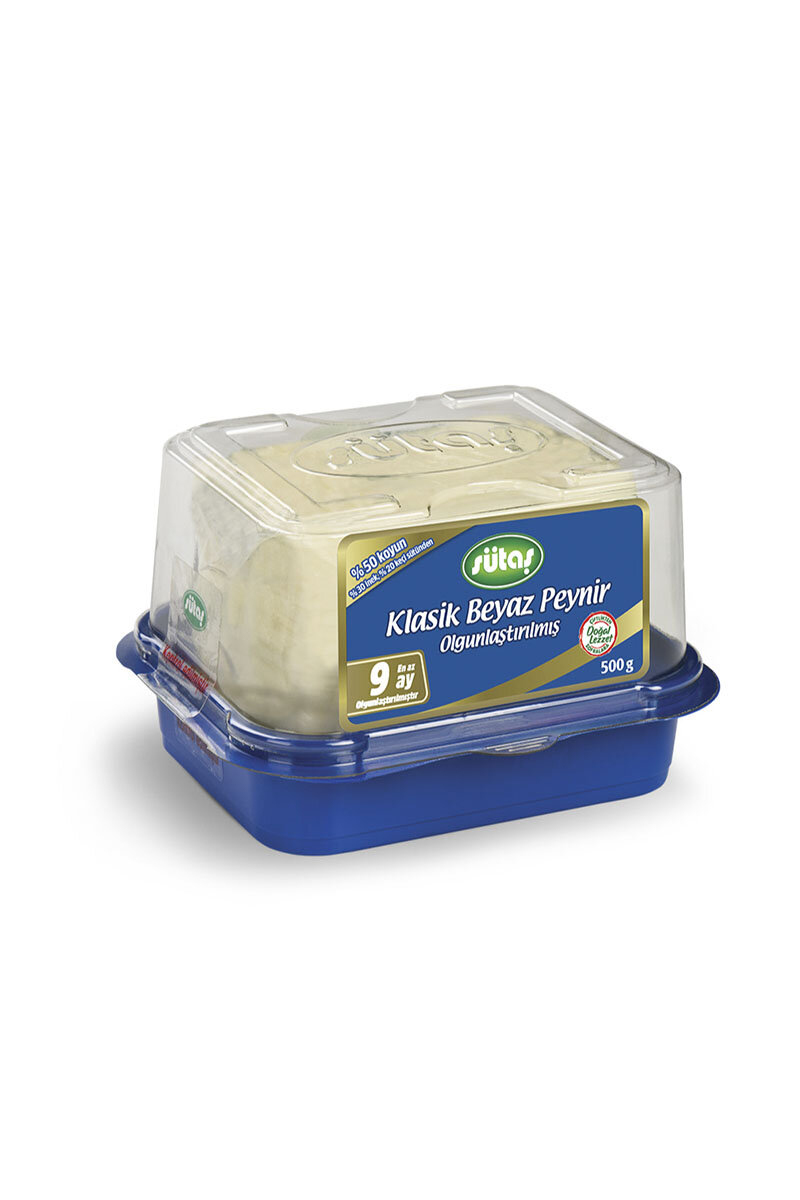 Sütaş Olgunlaştırılmış Tam Yağlı Beyaz Peynir 500 G (%50 Koyun,%30 İnek,%20 Keçi)
