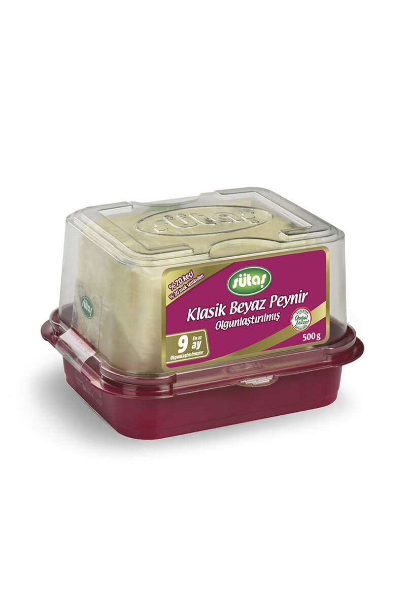 Sütaş Olgunlaştırılmış Tam Yağlı Beyaz Peynir 500 G (%70 Keçi,%30 İnek)