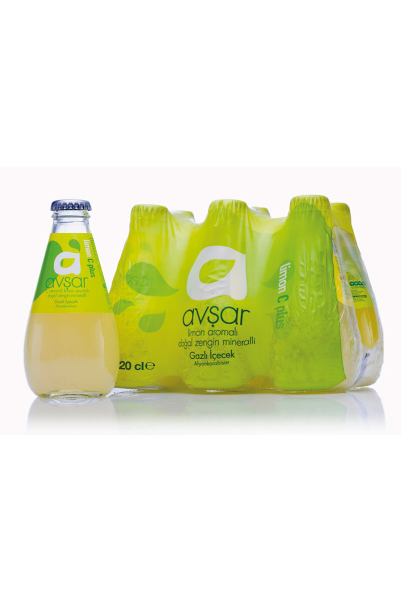 Avşar C Plus Limon Aromalı Maden Suyu 6X200 ml