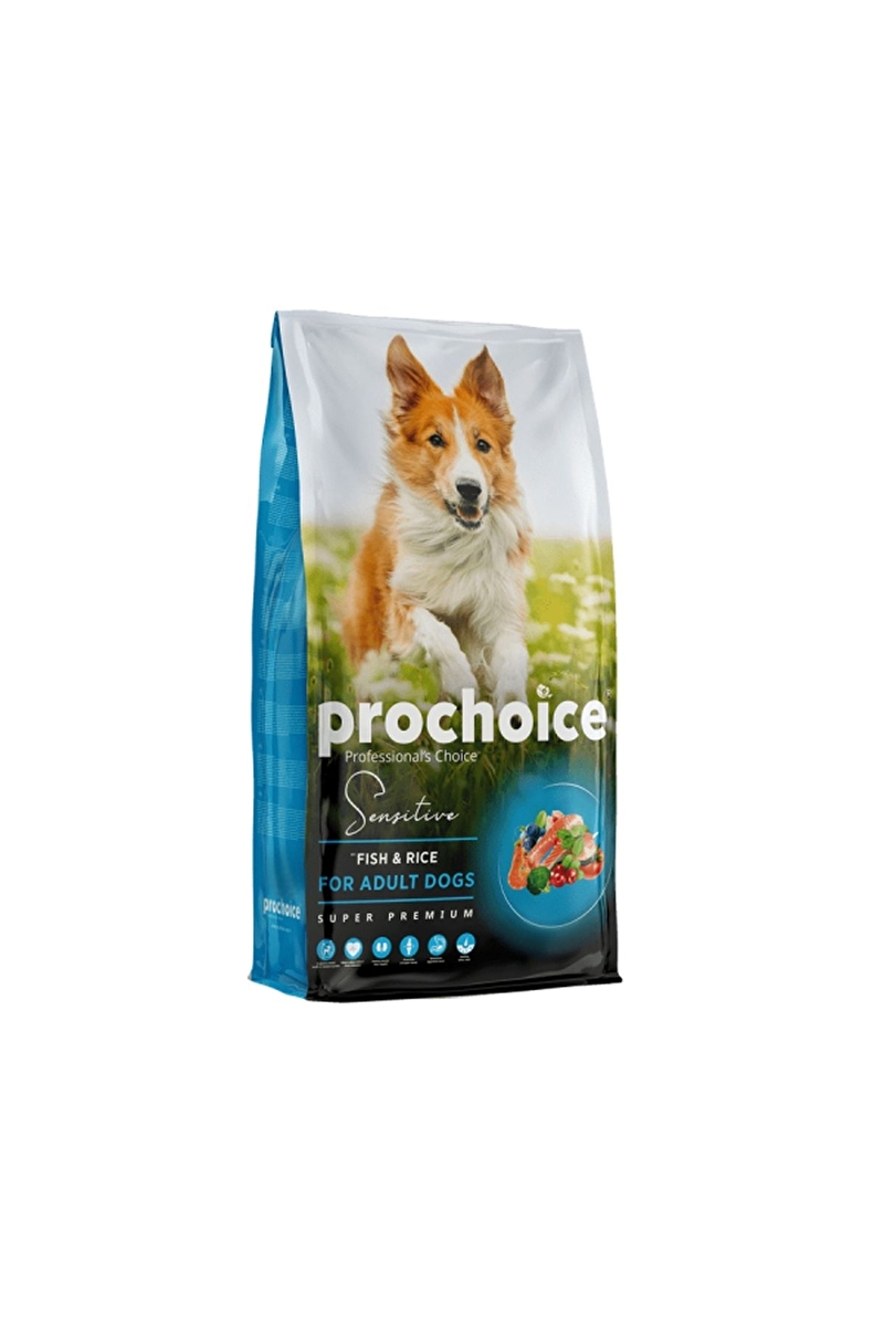 Prochoice Yetişkin Hassas Köpekler İçin, Hipoalerjenik, Balıklı Ve Pirinçli Kuru Mama 3 kg