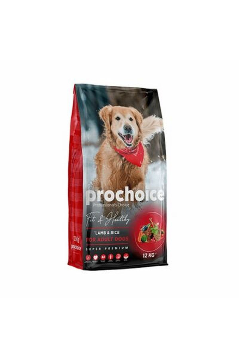 Prochoice Yetişkin Köpekler için, Hipoalerjenik, Kuzu Etli ve Pirinçli Kuru Mama 3 kg