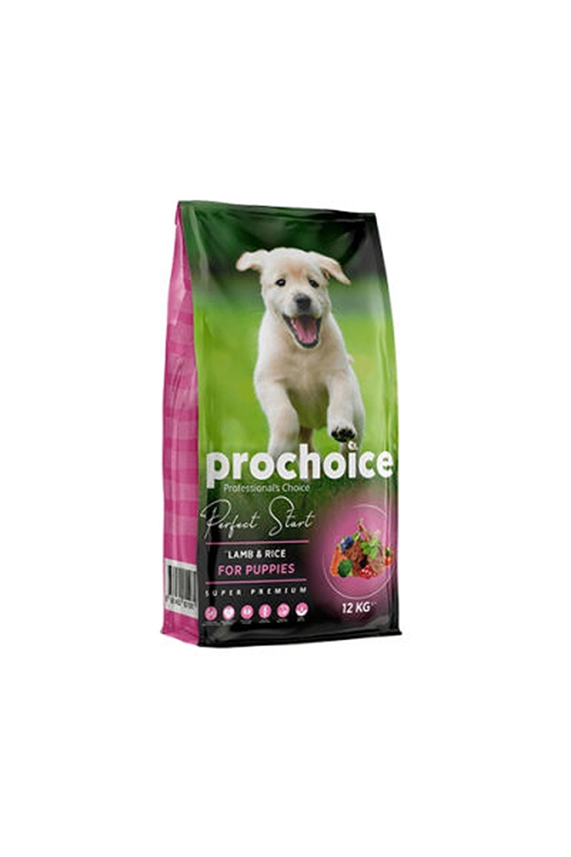 Prochoice Yavru Köpekler İçin, Hipoalerjenik, Kuzu Etli Ve Pirinçli Kuru Mama 12 kg