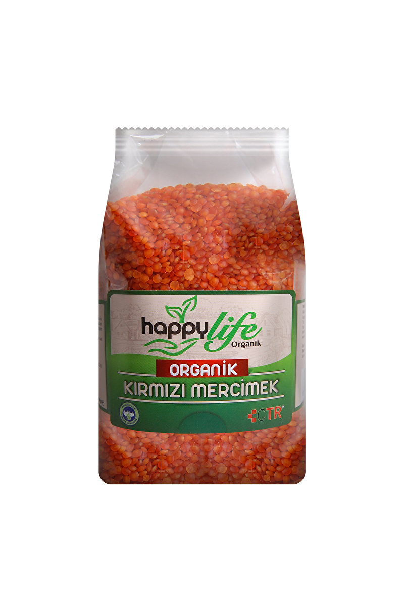 Happylife Organik Kırmızı Mercimek 500 g