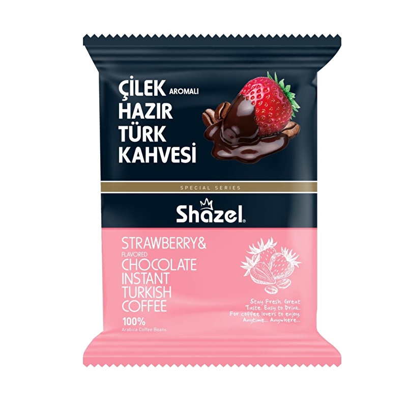 Shazel Çilekli Hazır Türk Kahvesi 100 g