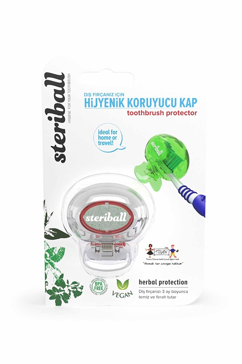 Steriball Diş Fırçası Koruma Kabı - Şeffaf