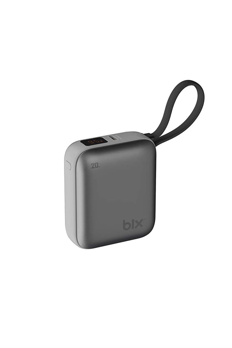 Bix 10.000 mAh Powerbank Gri PB119