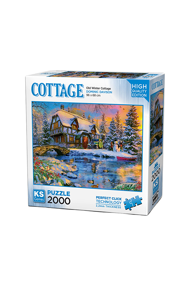KS Puzzle Old Winter Cottage 2000 Parça