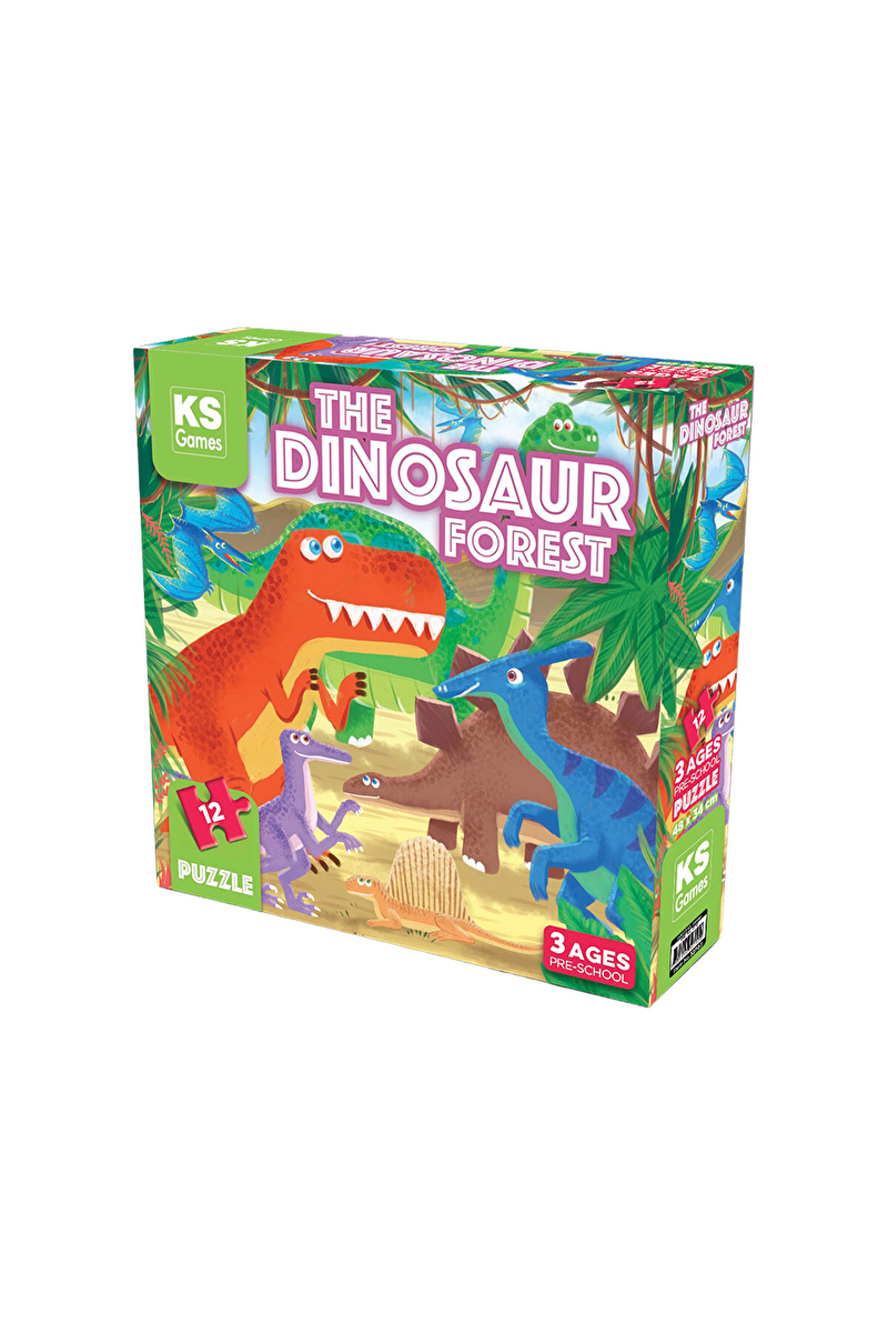 Ks Games The Dinosaur Forest Puzzle 12 Parça