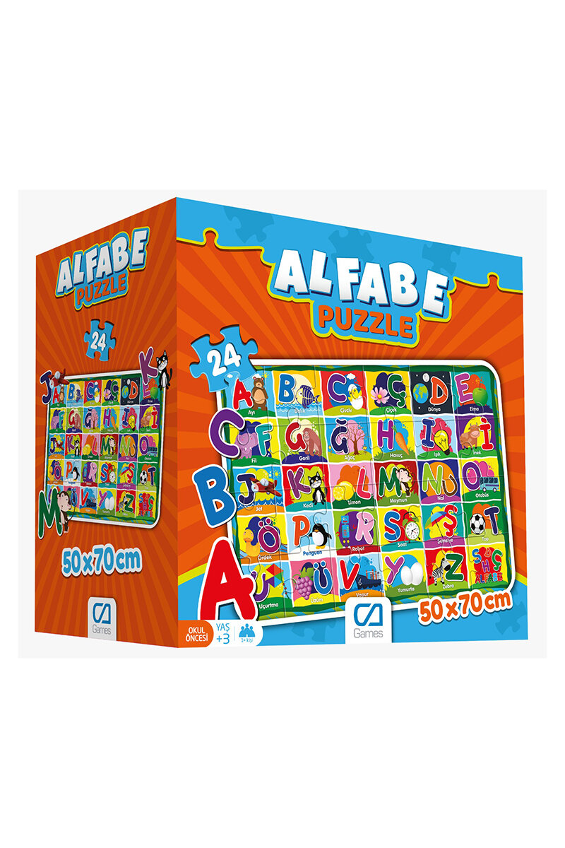 Alfabe Eğitici Puzzle CA5027