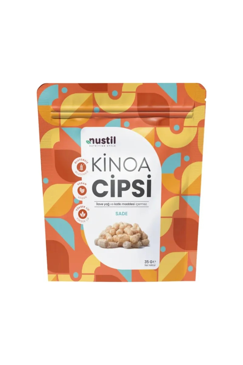Nustil Glutensiz Kinoa Cipsi 35 g