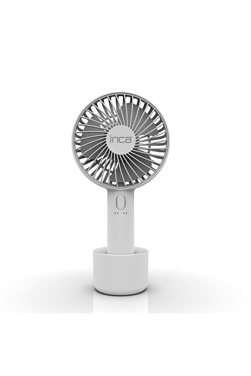 Inca IMF-12B Şarj Edilebilir 4 Speed Portable FAN White