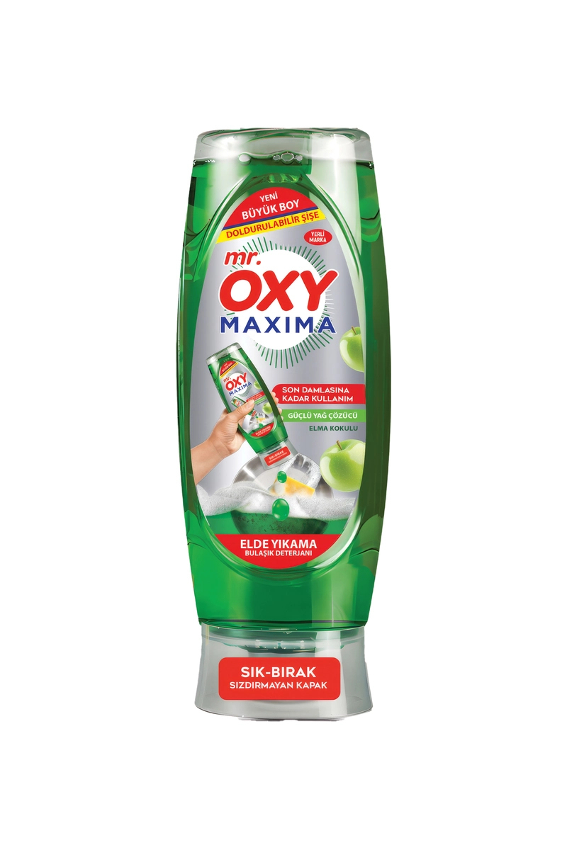 Mr. Oxy Maxima Bulaşık Deterjanı Elma 650 Ml