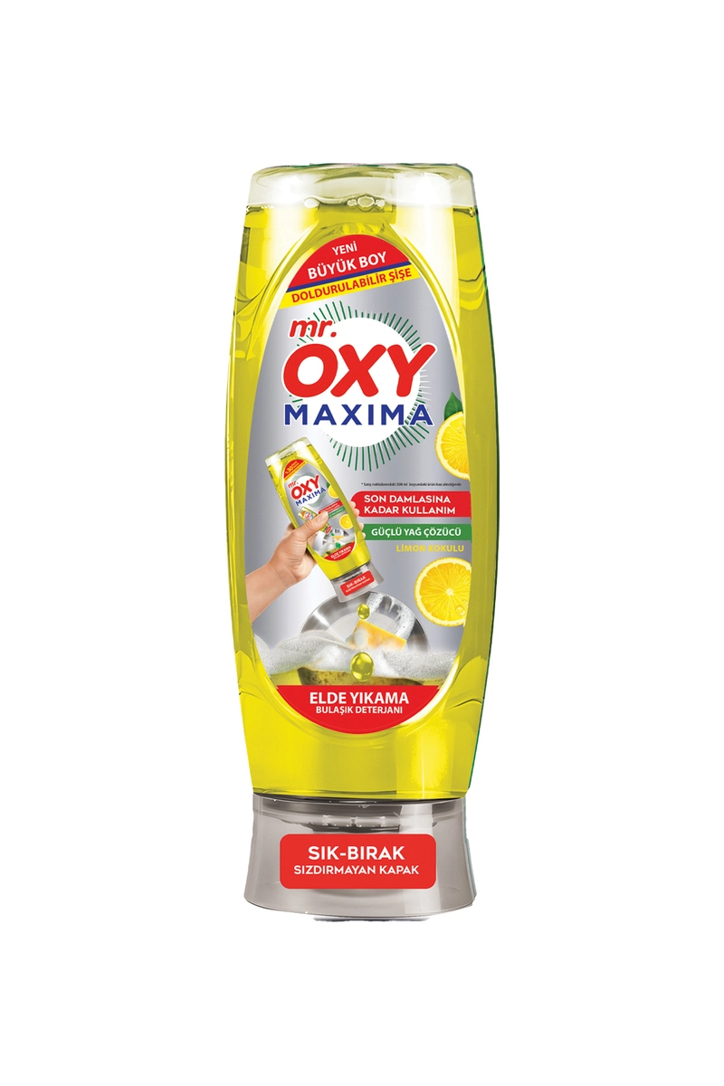 Mr. Oxy Maxima Bulaşık Deterjanı Limonlu 650 Ml