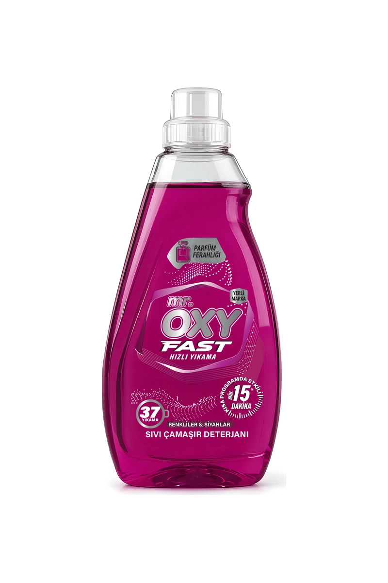 Mr.Oxy Fast Sıvı Çamaşır Deterjanı Siyahlar ve Renkliler 1.480 Ml