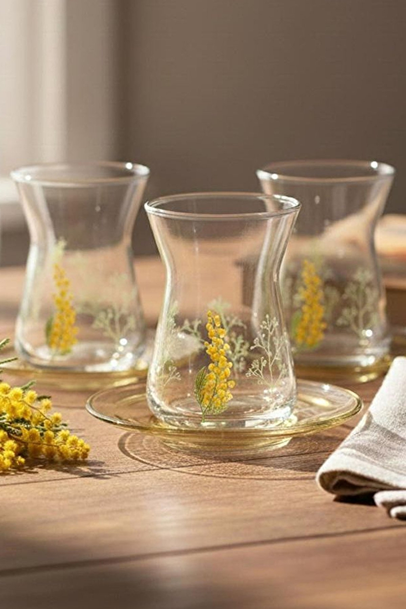 Rakle Mimosa 12 Parça Çay Seti 132 cc
