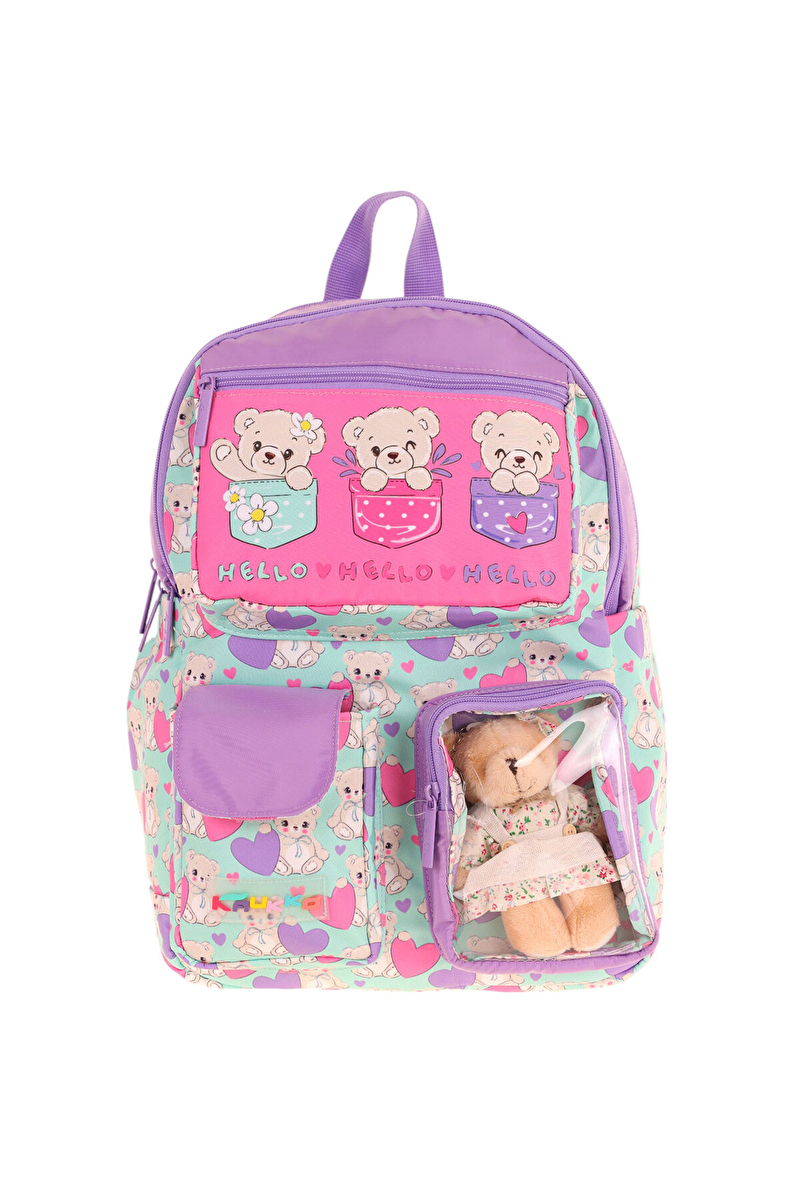 Kaukko Kids Sırt Çantası (Plush Bear) L5239