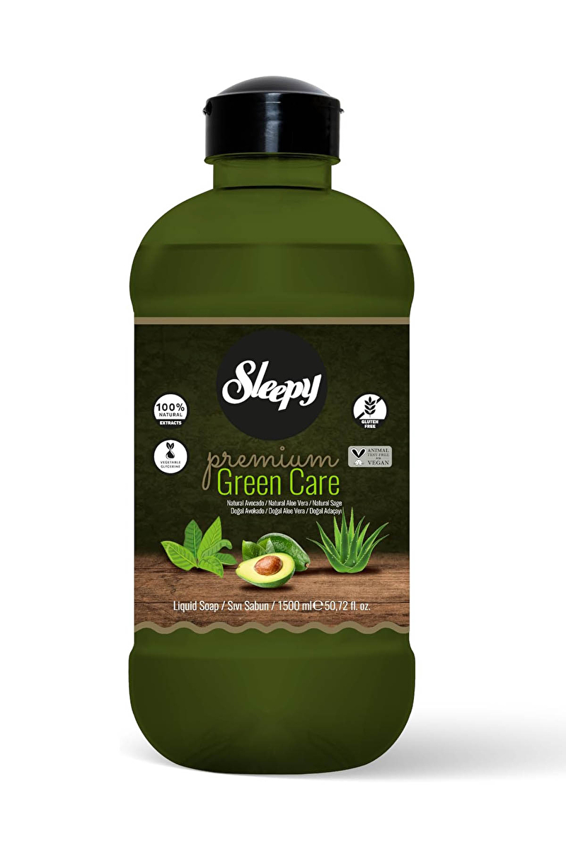 Sleepy Sıvı Sabun Premium Yeşil 1500 ml