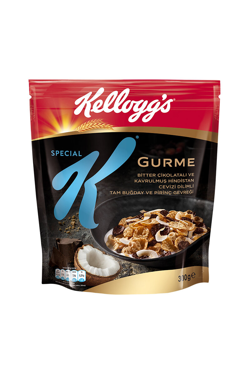 Ülker Special K Bitter Çikolatalı Ve Kavrulmuş Hindistan Cevizli Gevrek 300 G