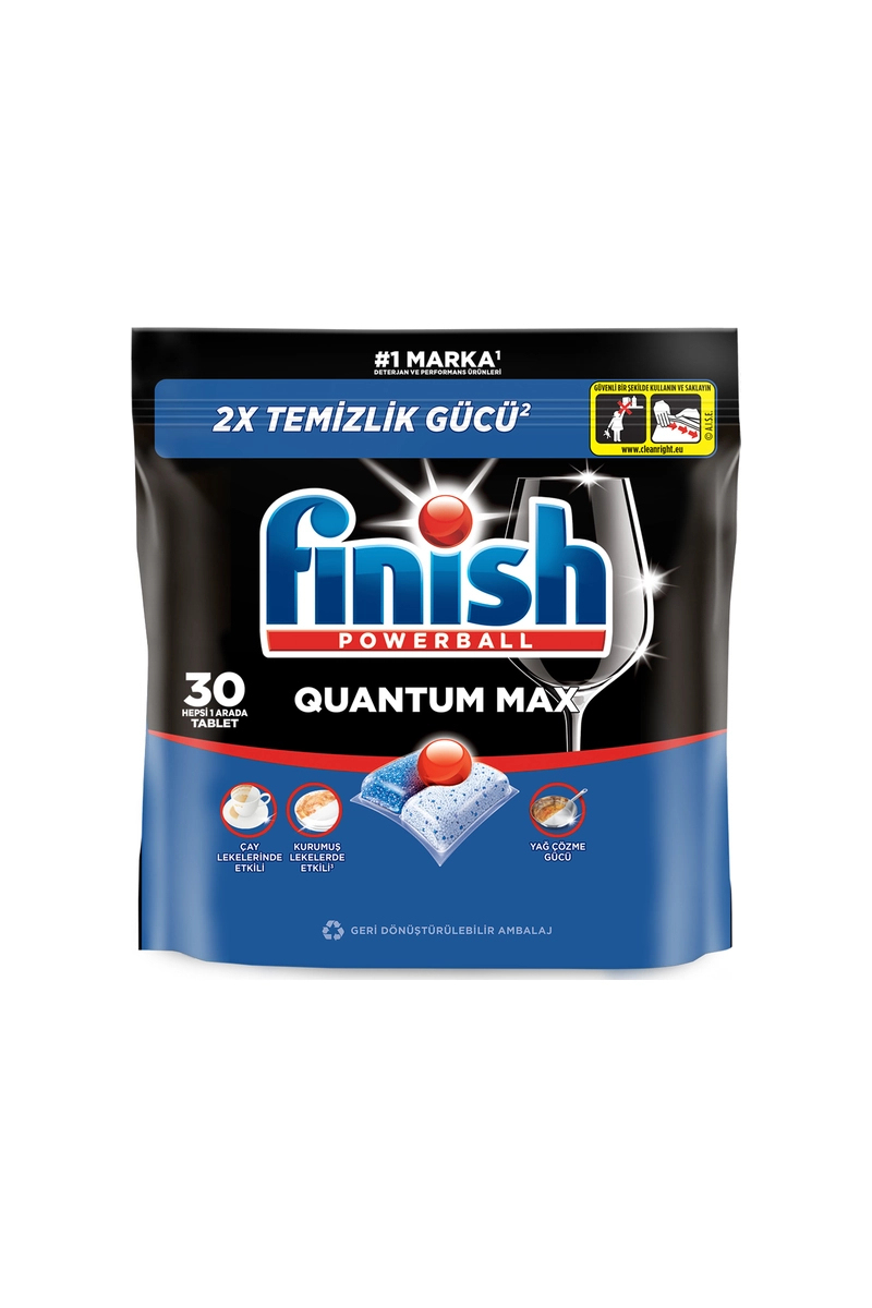 Finish Quantum Max Bulaşık Makinesi Tableti 30'lu