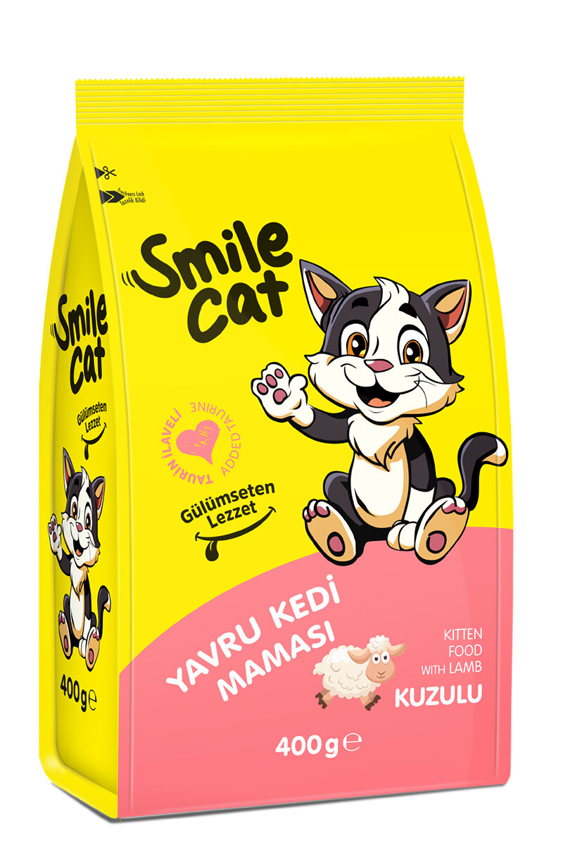 Smilecat Yavru Kedi Kuzulu Kuru Mama 400G