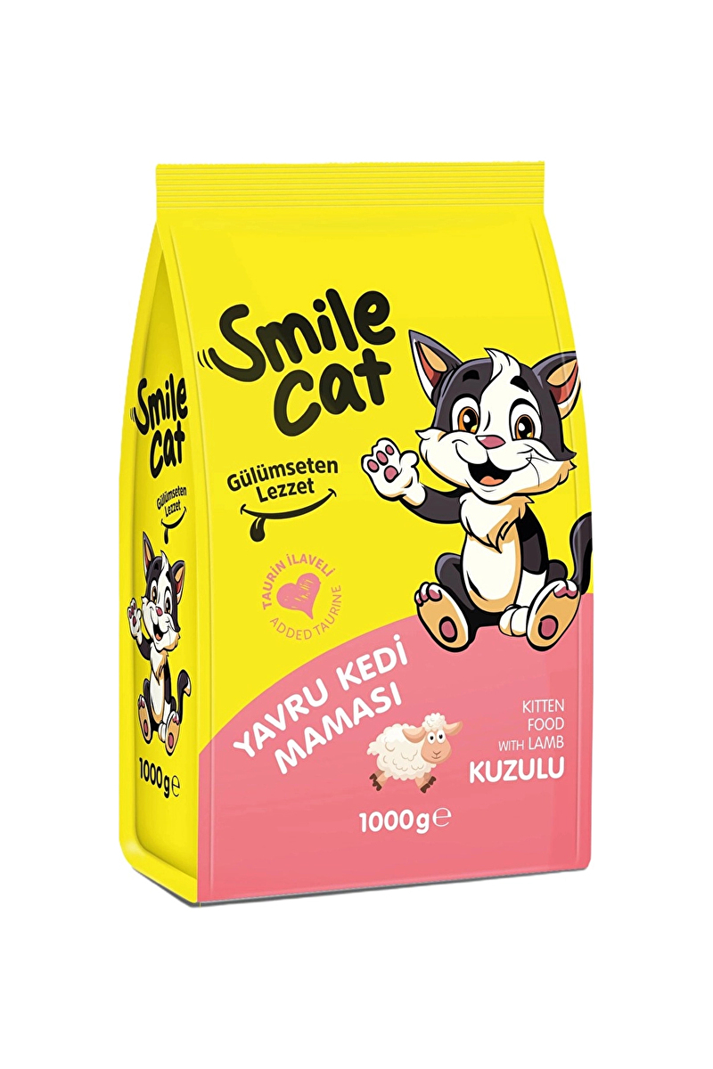 Smile Cat Kuru Yavru Kedi Maması Kuzulu 1 kg