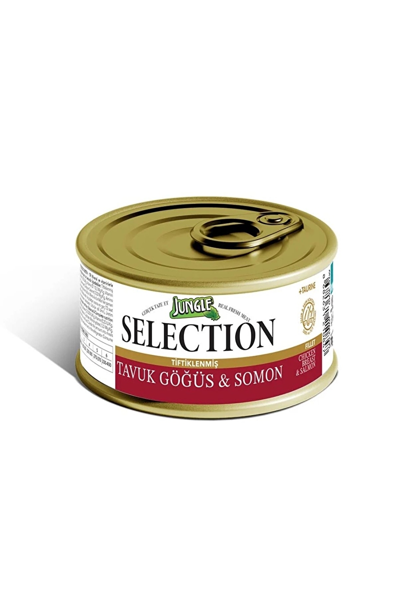 Jungle Selection 70 g Tavuk-Somon Kedi Yaş Mama