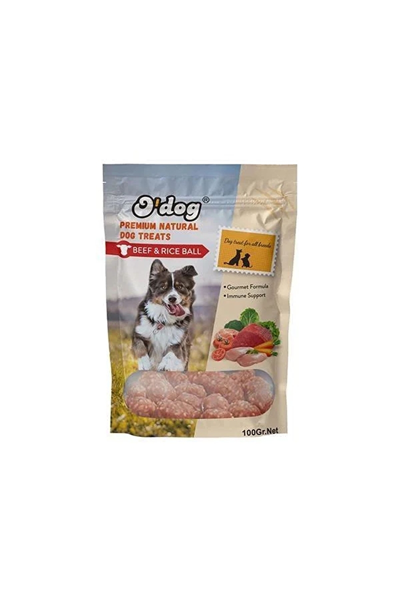 O Dog Dana Etli Lezzet Topları Köpek Ödülü 100 g